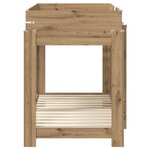 vidaXL Lit Superposé pour Enfants Chêne artisanal 80 x 160 cm