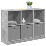 vidaXL Buffet Gris béton 102 x 32 x 73 5 cm