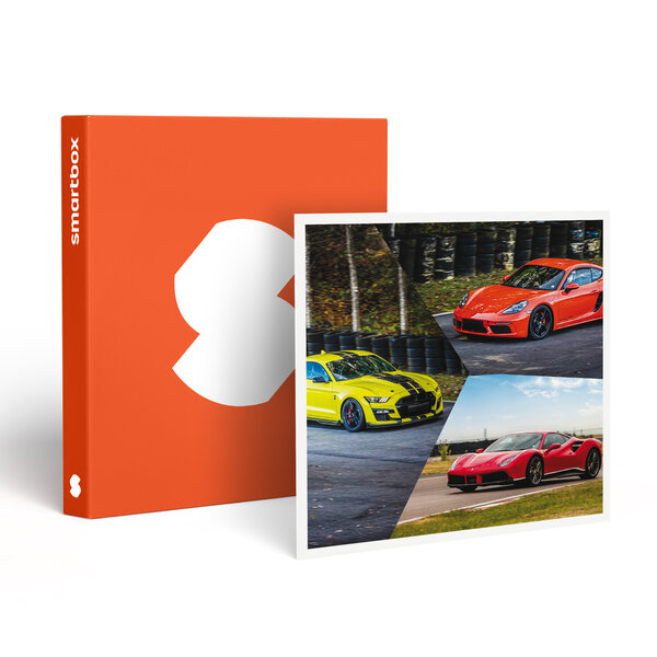 SMARTBOX - Coffret Cadeau Stage de pilotage multivolant : 2 tours en Porsche  2 tours en Lamborghini Huracan et 2 tours en Ferrari 488 sur le circuit de Trappes -  Sport & Aventure