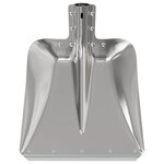 vidaXL Tête de pelle Argent 45 x 38 cm Aluminium