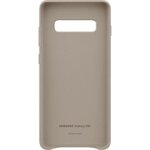 Samsung coque en cuir s10+ gris