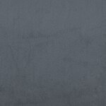 Lit à ressort vidaXL avec matelas Gris foncé 200x200 cm Velours