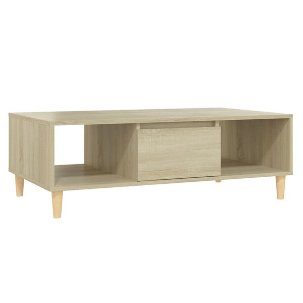 vidaXL Table basse chêne sonoma 103 5x60x35 cm bois d'ingénierie