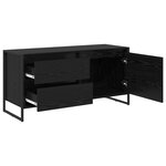 vidaXL Meuble TV Chêne noir 100 x 36 x 49.5 cm Bois d'ingénierie