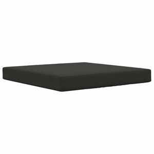 vidaXL Coussin de canapé d'extérieur Noir 80 x 80 x 8 cm Polyester