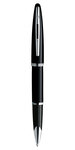 WATERMAN Carene Black Sea stylo roller, noir brillant, attributs palladium, recharge noire pointe fine, en écrin