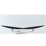 Newstar support de bureau réglable de 2 moniteurs 10"-32" 47cm argenté