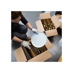 Pack and Move - Lot 120 croisillons de calage déménagement avec carton - 55 x 30 x 30 cm - Pour assiettes et cadres - Carton renforcé