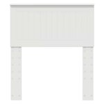 vidaXL Tête de lit Blanc 75 cm Bois d'ingénierie