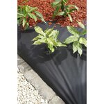 Nature Film de couverture de sol 1 x 10 m Noir 6030228