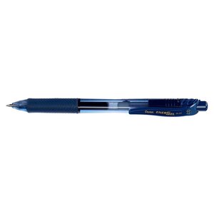 Roller encre gel rétractable energel x bl107 pointe 0 7 mm bleu nuit x 12 pentel