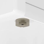 vidaXL Étagère latérale Blanc brillant 33 x 32 x 100 5 cm