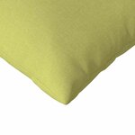 vidaXL Coussins de canapé 2 Pièces Vert clair 145 x 40 cm tissu