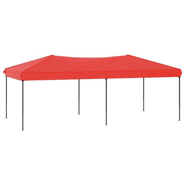 vidaXL Tente de réception pliable Rouge 3x6 m