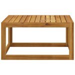 vidaXL Table basse 68x68x29 cm Bois d'acacia solide