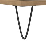 vidaXL Armoire de salle de bain chêne artisanal 30x30x100 cm