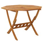 vidaXL Ensemble à manger de jardin 5 Pièces Bois d'acacia solide