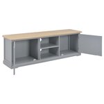 vidaXL Meuble TV Gris 120 x 30 x 40 cm Bois