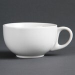 Tasses à cappuccino blanches 284ml olympia - vendues par 12 -  - porcelaine