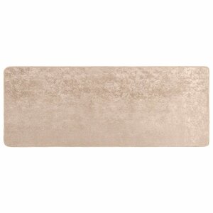 vidaXL Coureur de Tapis MARSA Beige 80 x 200 cm Polyester et PVC