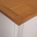 vidaXL Buffet 110x33 5x70 cm Bois de chêne massif