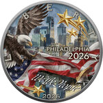 Monnaie USA AMERICAN EAGLE American Independence 1 Oz Argent 1$ USA 2026