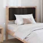 vidaXL Tête de lit Autre Marron 90 cm Bois massif en pin