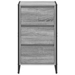 vidaXL Buffet Gris Sonoma 42 x 36 x 75.5 cm Bois d'ingénierie