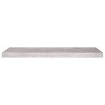 vidaXL Étagère murale flottante Gris béton 80x23 5x3 8 cm MDF