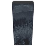 vidaXL Jardinière et intérieur amovible anthracite PP aspect béton
