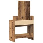 vidaXL Coiffeuse Bois Ancien 80 x 41 x 144 5 cm Bois d'ingénierie
