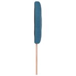 vidaXL Tête de lit LED Bleue Foncée Ensemble de 2 Tissu  Bois 100 cm Moderne