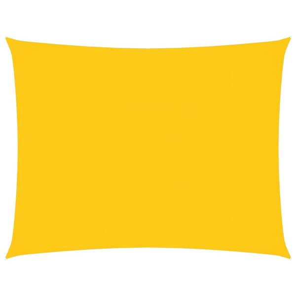 vidaXL Voile de parasol tissu oxford rectangulaire 5x6 m jaune