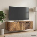 vidaXL Meuble TV mural Bois ancien 98 x 41 x 30 cm Bois d'ingénierie