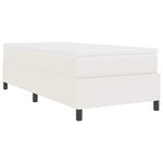 vidaXL Lit à ressorts Crème et Blanc 203 x 100 x 60 cm