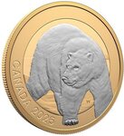 Pièce de monnaie en Argent 20 Dollars g 31.39 Millésime 2025 Animal Portraits POLAR BEAR
