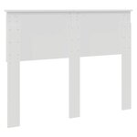vidaXL Tête de lit Blanc 120 cm Bois d'ingénierie