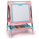 Smoby double chevalet réglable pour enfants rose 410203