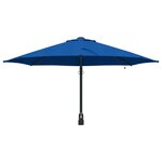 vidaXL Parasol de jardin Azur 248 x 248 x 148 cm Polyester et Acier