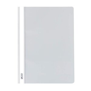 Lot de 10 chemises à lamelle format A4 Polypro Gris HERLITZ