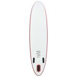 Vidaxl ensemble de planches sup gonflables rouge et blanc