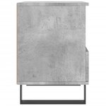 vidaXL Tables de chevet 2 Pièces gris béton 40x35x50 cm bois d’ingénierie