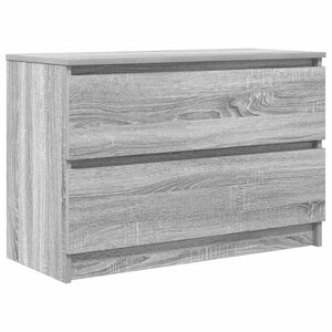 vidaXL Meuble TV sonoma gris 80x35x54 cm bois d'ingénierie