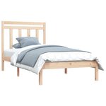 vidaXL Cadre de lit sans matelas 90x190 cm bois massif