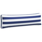 vidaXL Coussins de palette 2 Pièces rayures bleues/blanches tissu oxford