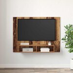 vidaXL Meuble TV mural Bois ancien 120 x 23.5 x 90 cm