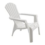 Fauteuil adirondack en résine polypropylène blanc