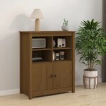 vidaXL Buffet Marron miel 83x41 5x100 cm Bois massif de pin