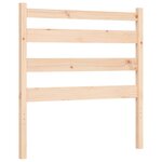 vidaXL Cadre de lit et tête de lit 100x200 cm bois massif