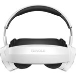 ROYOLE Casque de vidéo 3D et réalité virtuelle MOON - AMOLED x2 - 60Hz - RAM 32Go - Champ de vision 53° - Blanc
